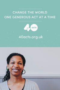 Sign up to do Lent generously with 40acts!